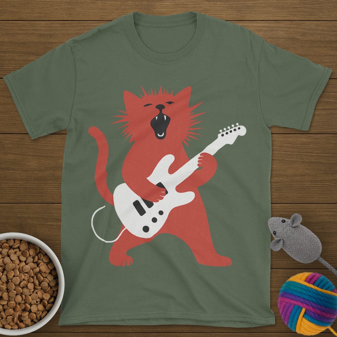 Rockstar Cat T-Shirt