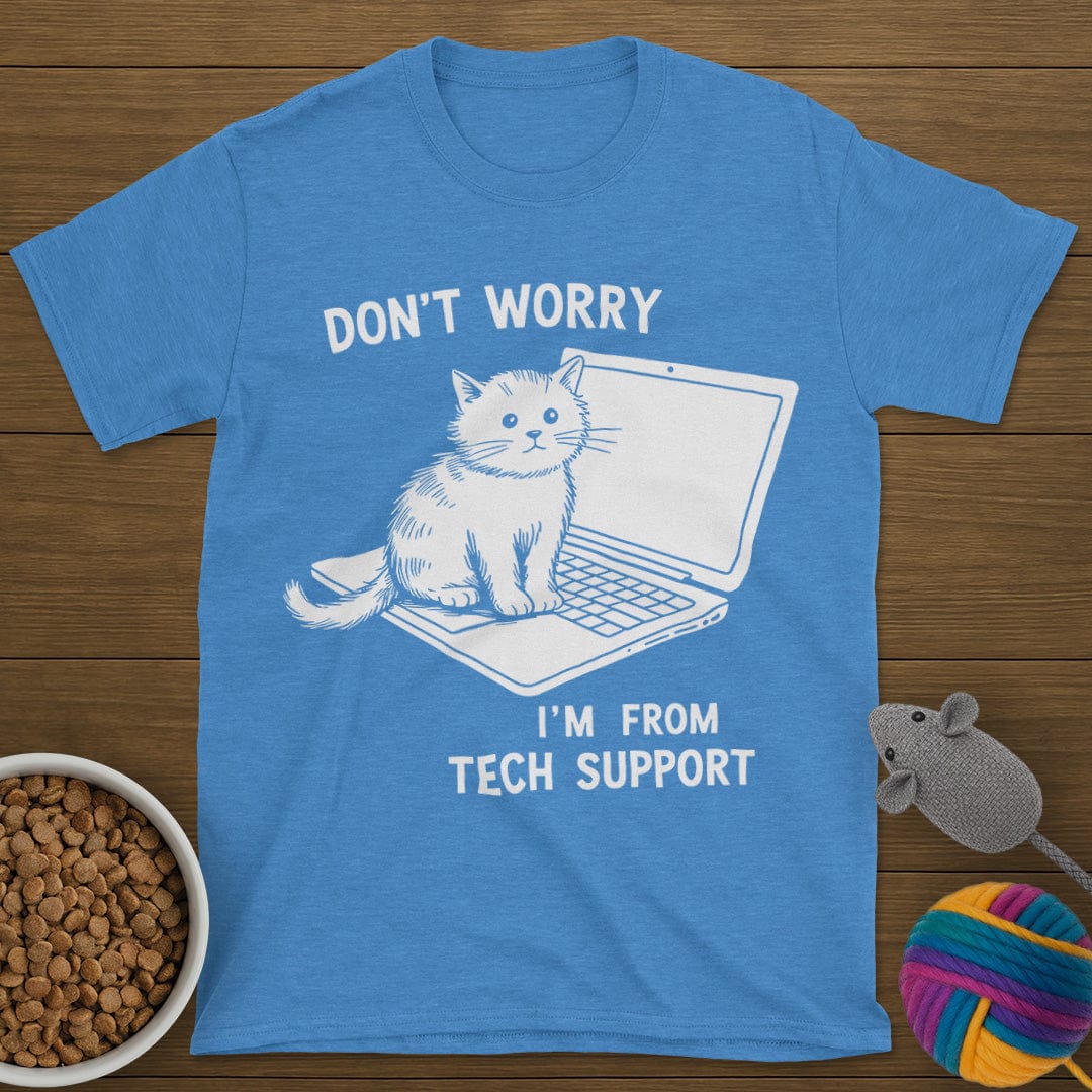 Tech Support Cat T-Shirt