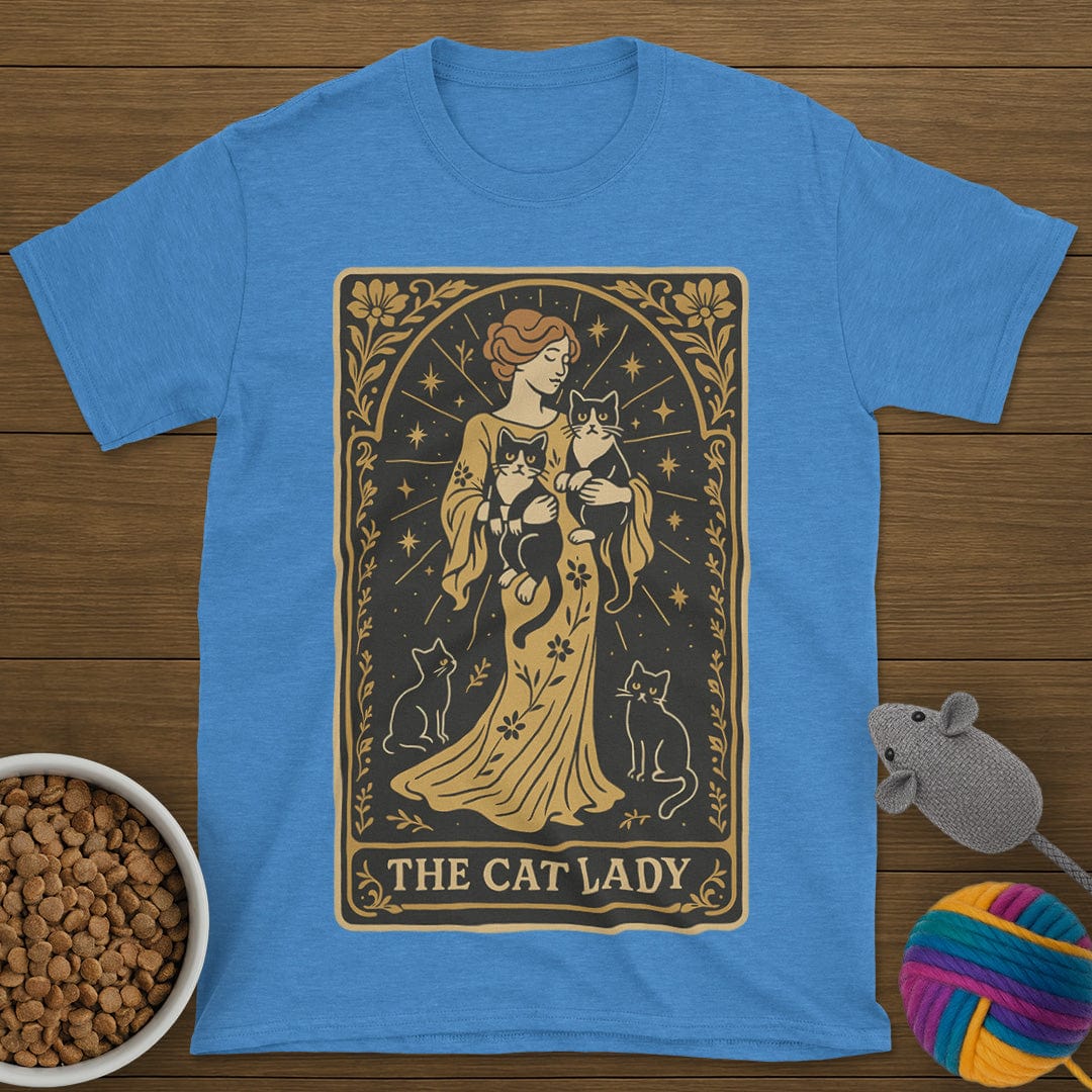 The Cat Lady Tarot Card T-Shirt