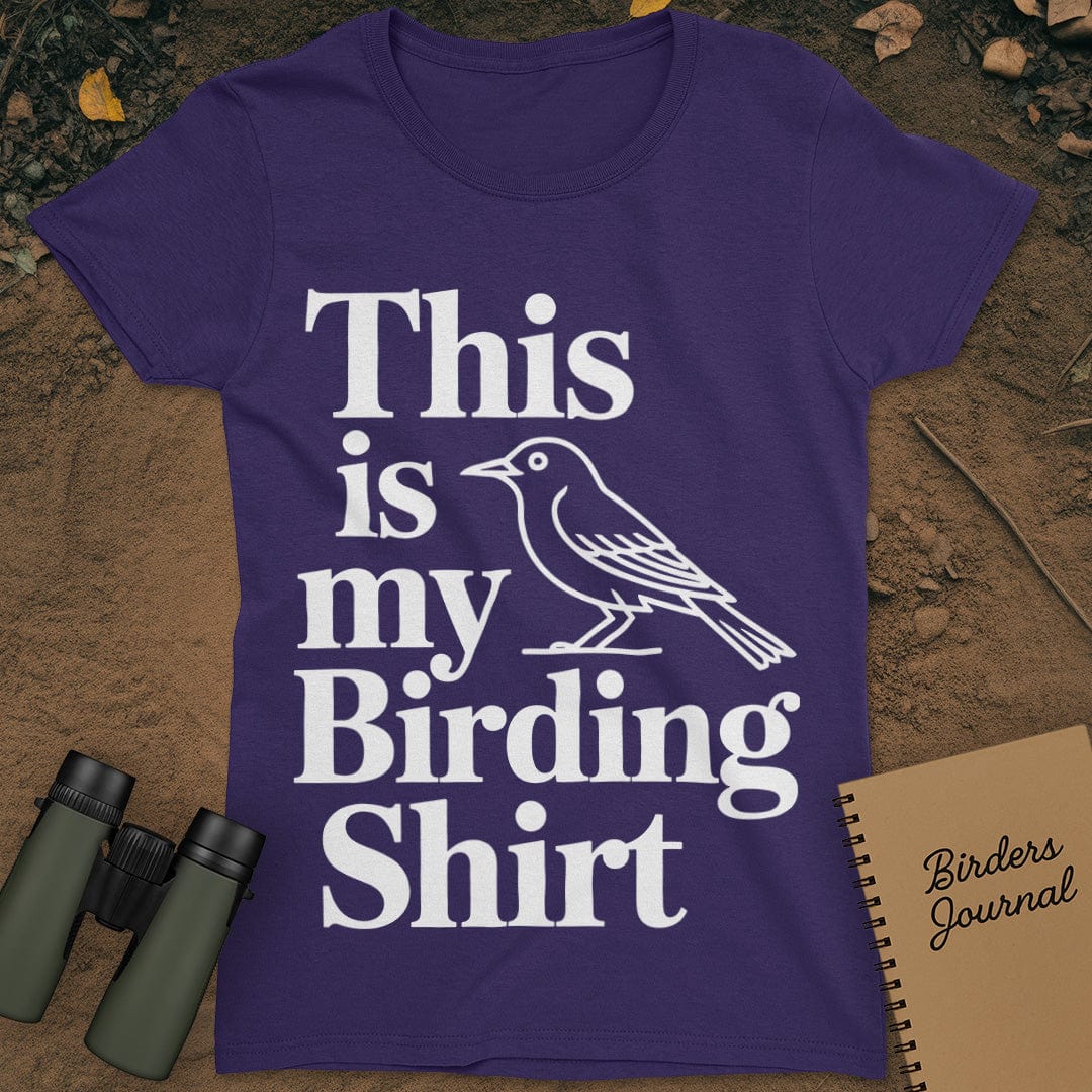 This Is My Birding Shirt T-Shirt Womens