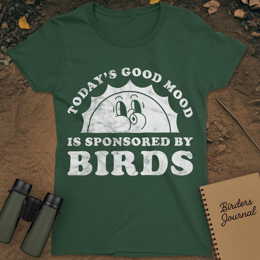 Today's Good Mood Birds T-Shirt Womens