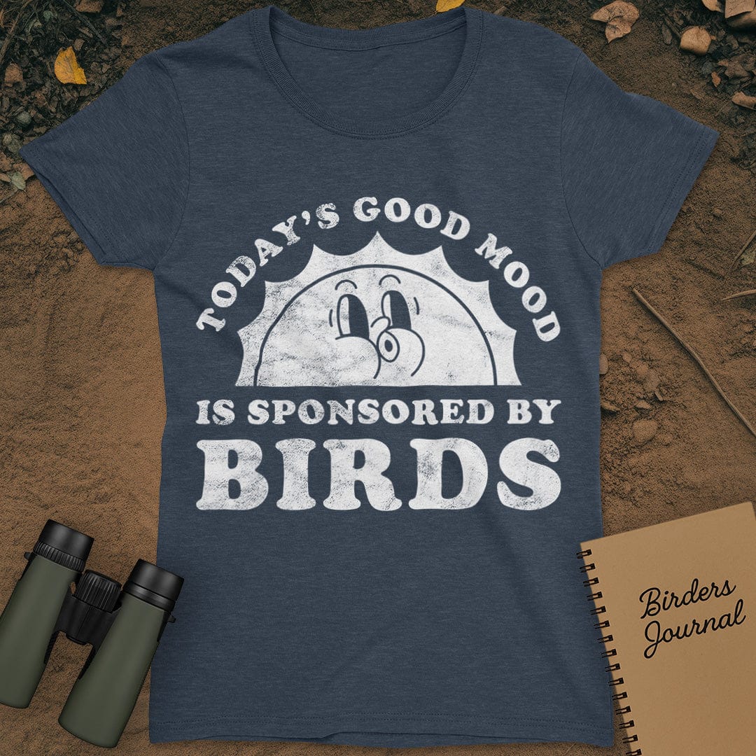 Today's Good Mood Birds T-Shirt Womens