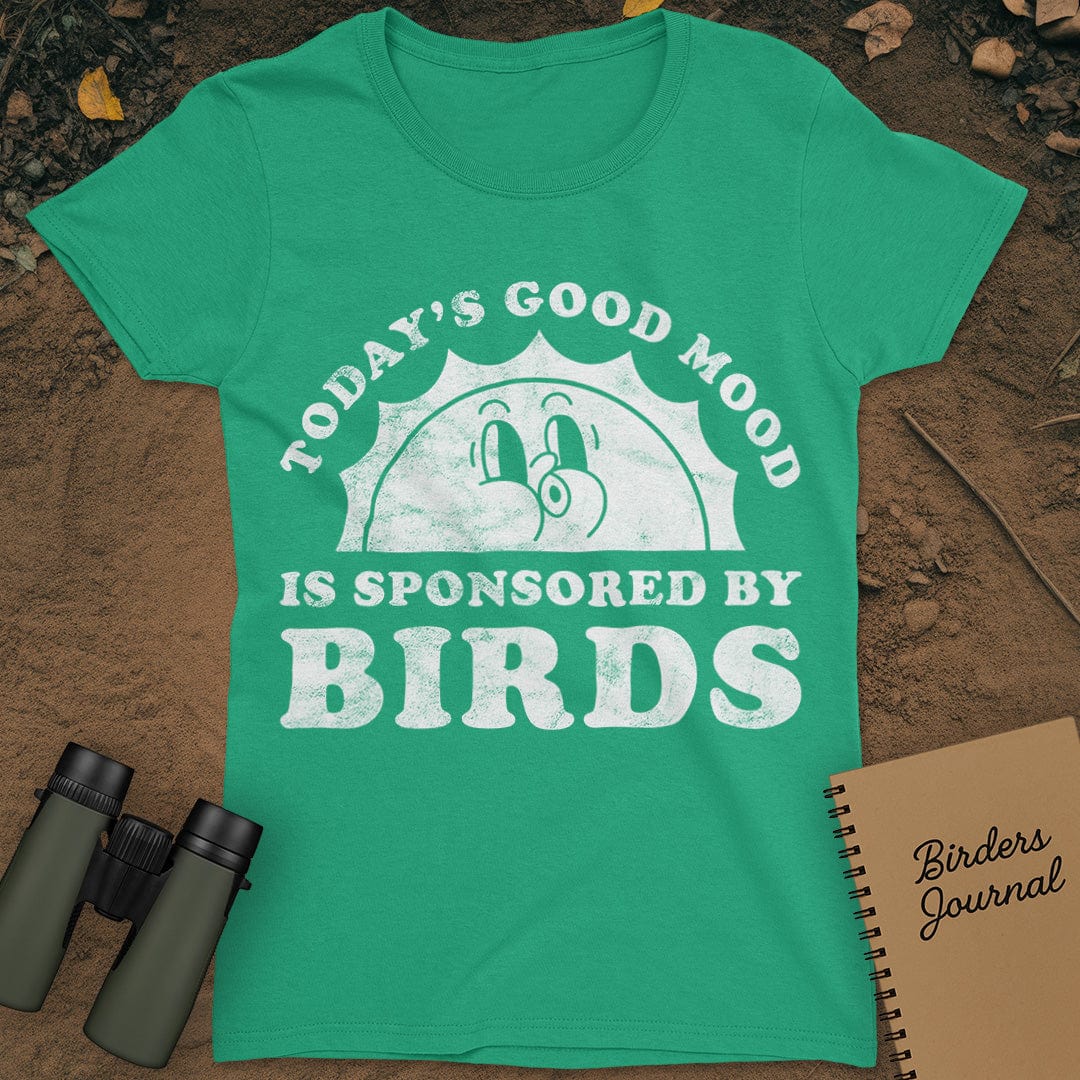 Today's Good Mood Birds T-Shirt Womens