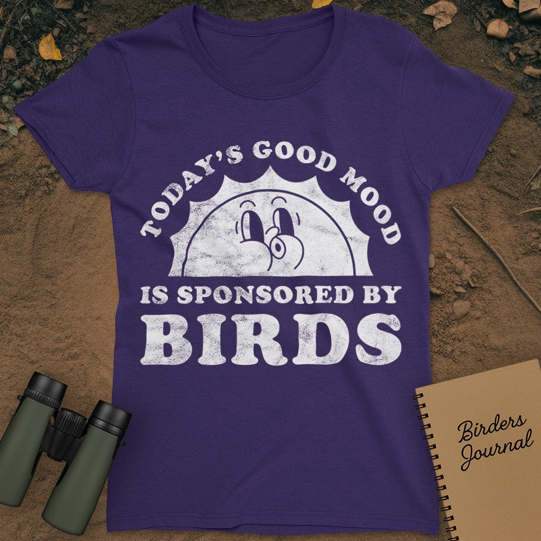 Today's Good Mood Birds T-Shirt Womens