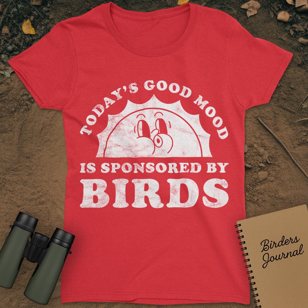 Today's Good Mood Birds T-Shirt Womens