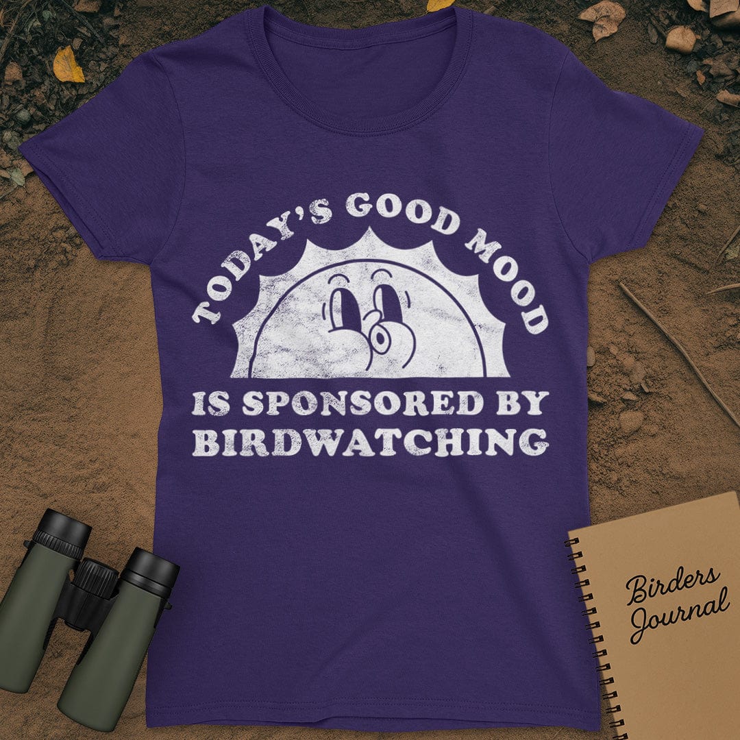 Today's Good Mood Birdwatching T-Shirt Womens