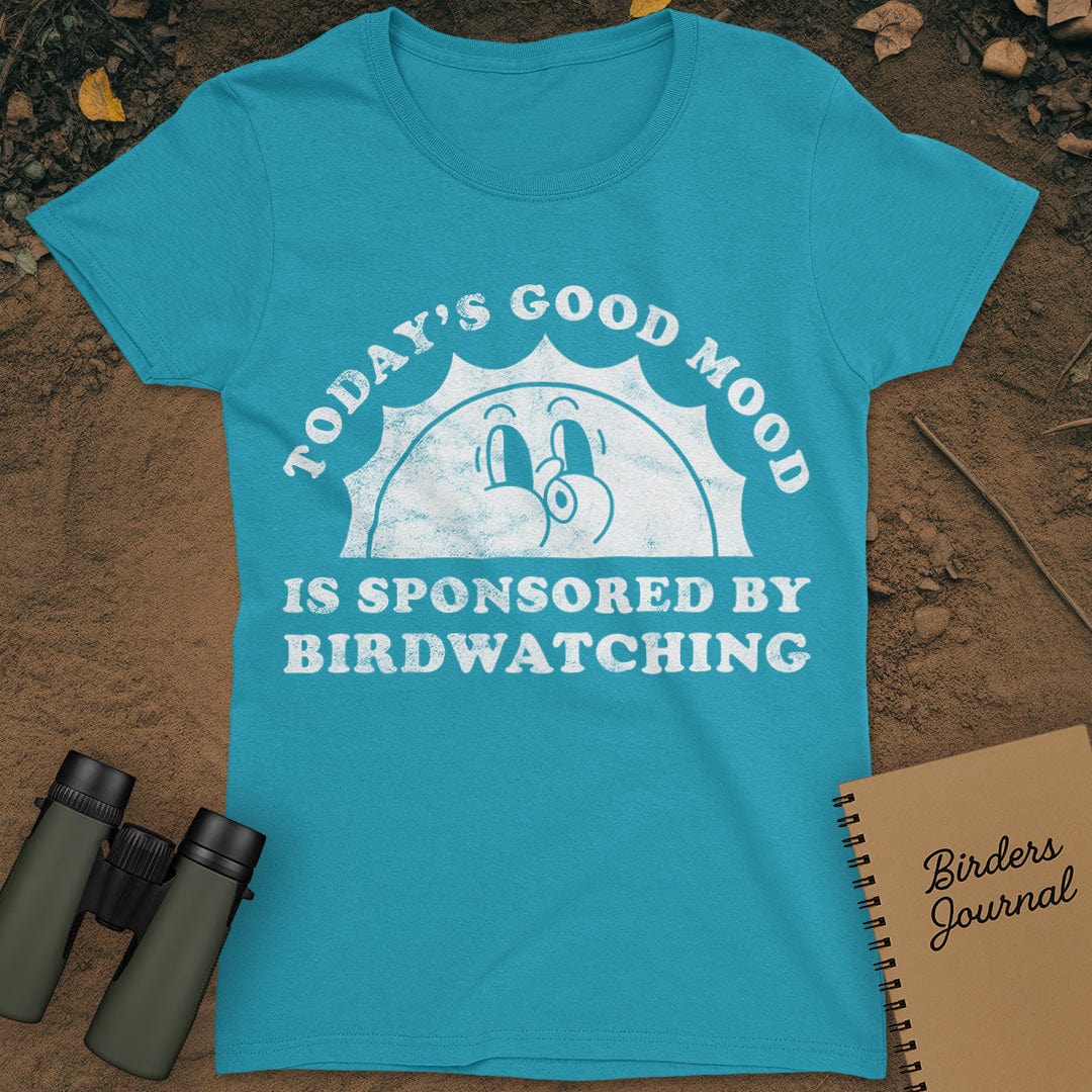 Today's Good Mood Birdwatching T-Shirt Womens