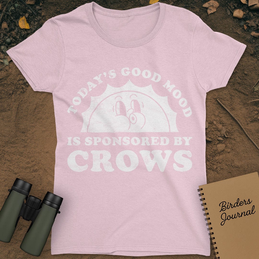 Today's Good Mood Crows T-Shirt Womens