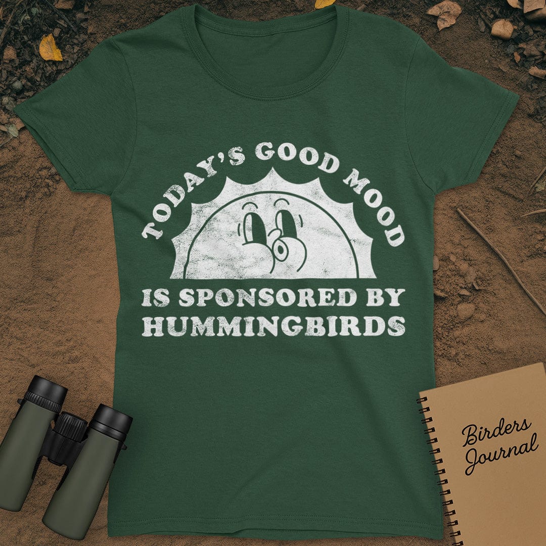 Today's Good Mood Hummingbirds T-Shirt Womens