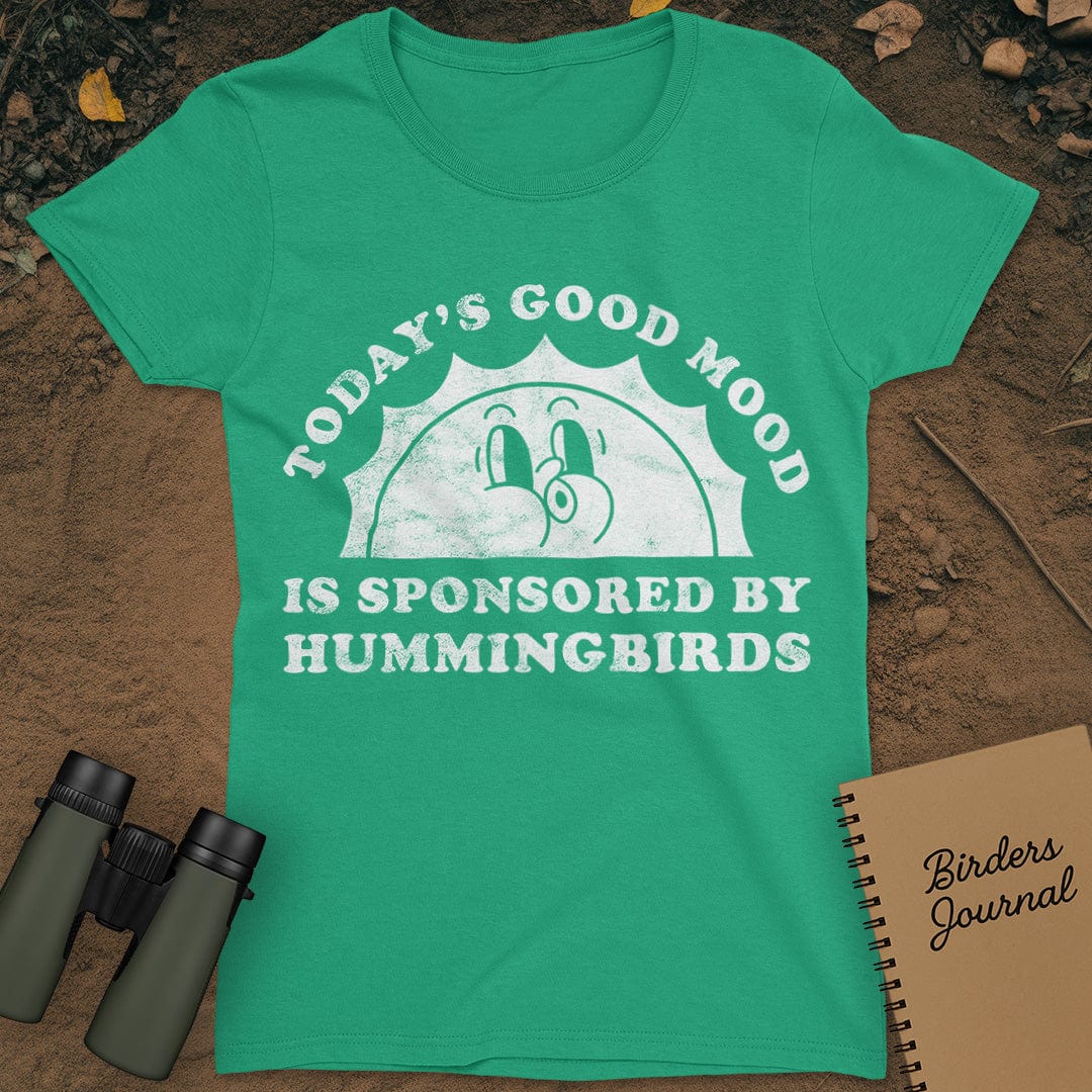 Today's Good Mood Hummingbirds T-Shirt Womens