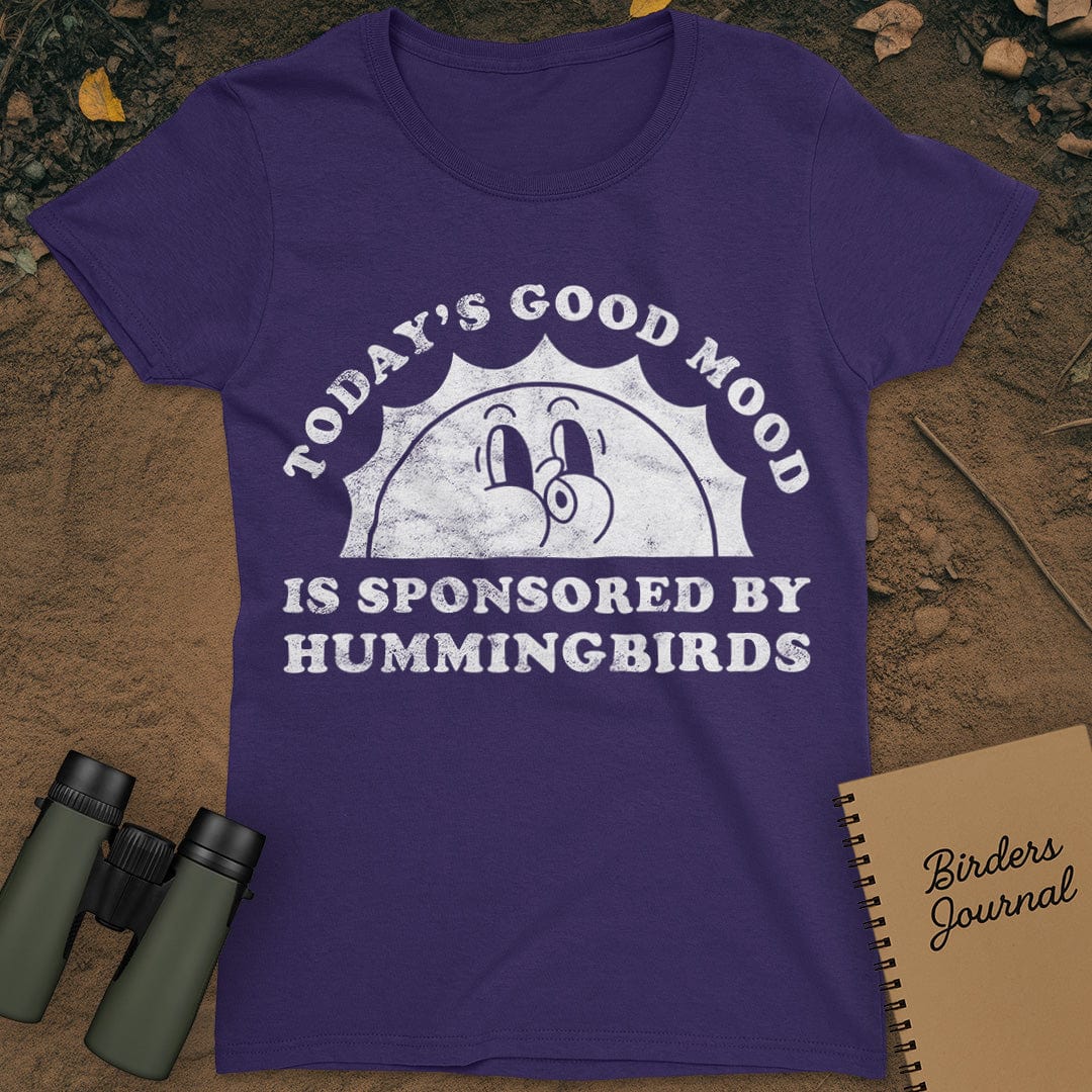 Today's Good Mood Hummingbirds T-Shirt Womens