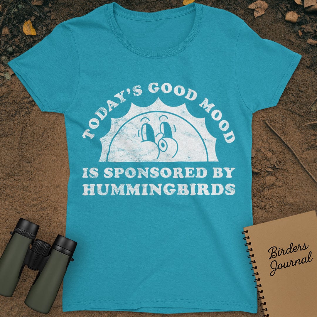 Today's Good Mood Hummingbirds T-Shirt Womens