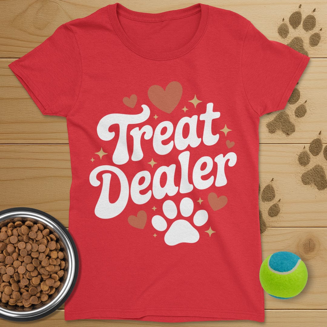 Treat Dealer Dog T-Shirt-Womens