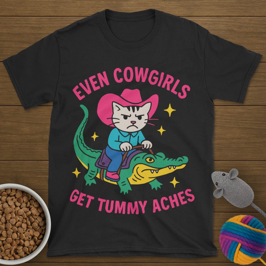 Tummy Aches Cat T-Shirt