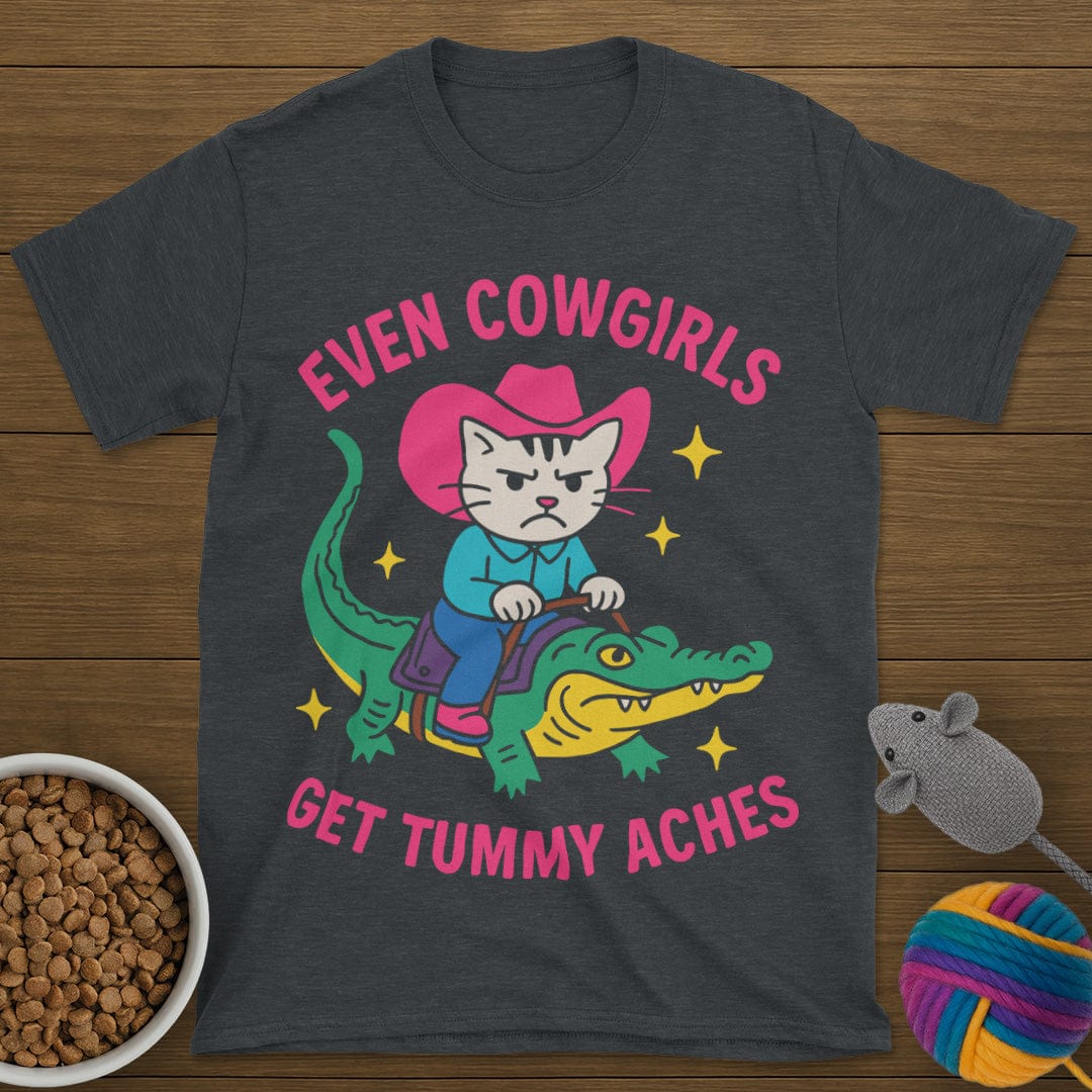 Tummy Aches Cat T-Shirt