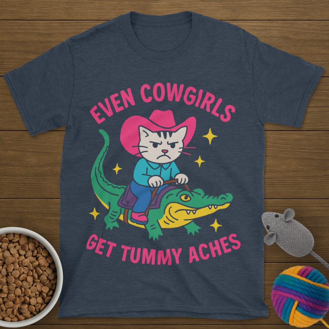 Tummy Aches Cat T-Shirt