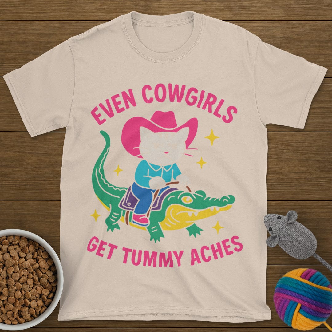 Tummy Aches Cat T-Shirt