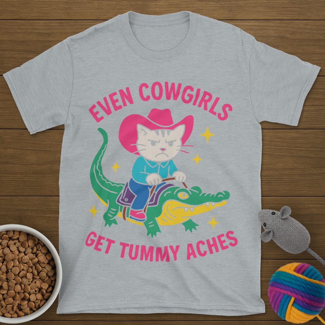 Tummy Aches Cat T-Shirt