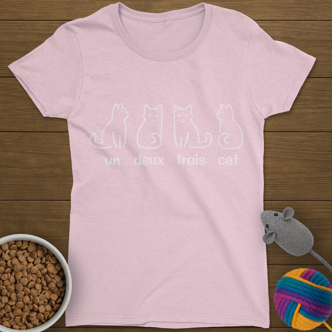 Un Deux Trois Cat T-Shirt Womens