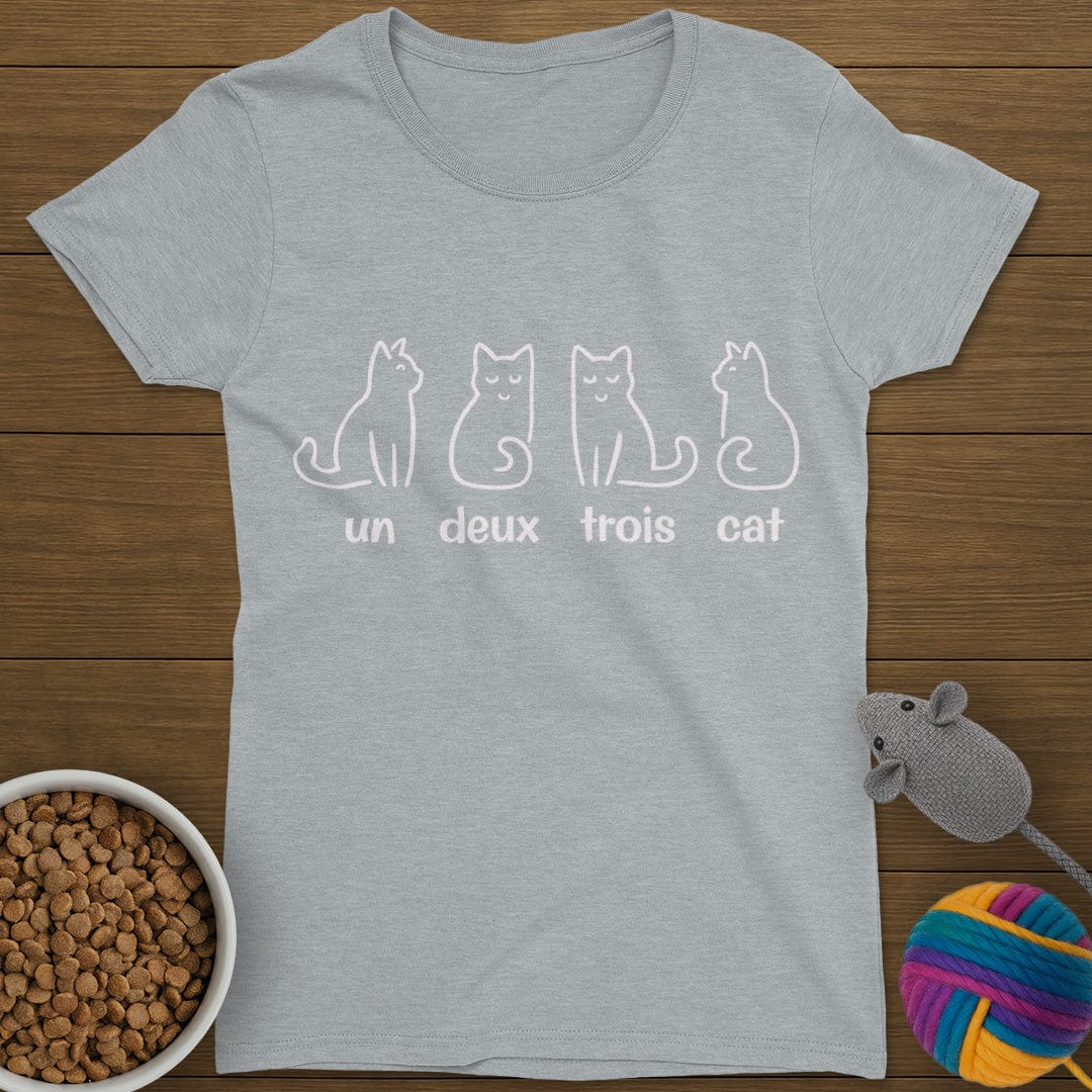 Un Deux Trois Cat T-Shirt Womens