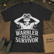 Warbler Neck Survivor Birding T-Shirt