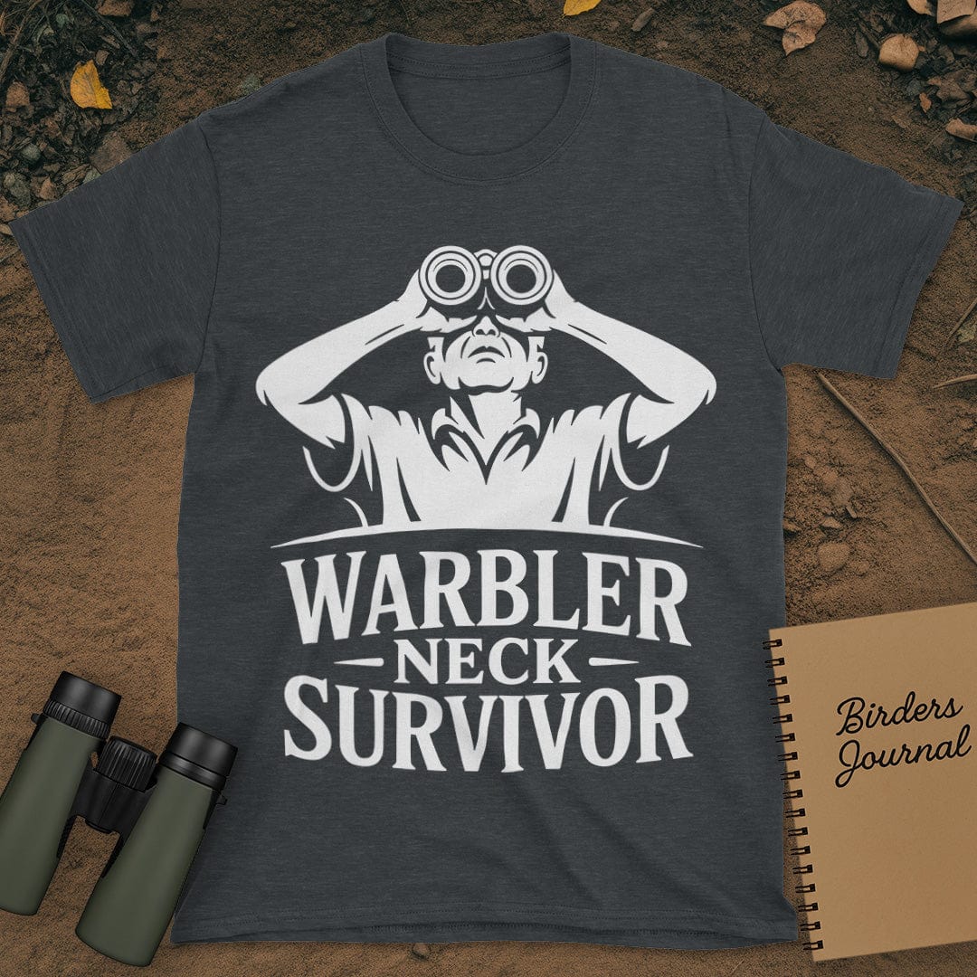 Warbler Neck Survivor Birding T-Shirt