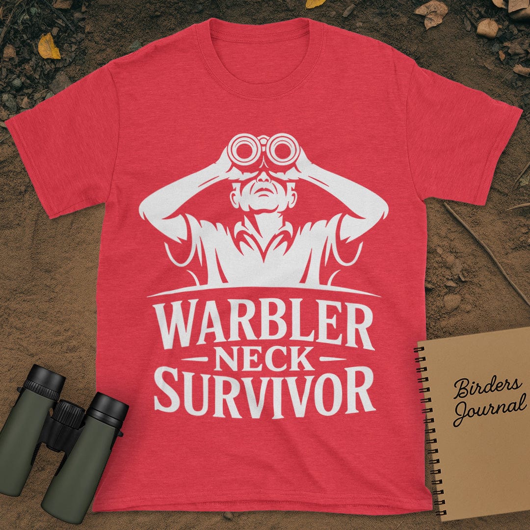 Warbler Neck Survivor Birding T-Shirt