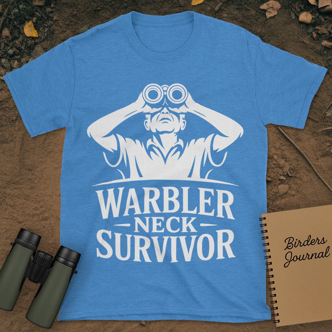 Warbler Neck Survivor Birding T-Shirt